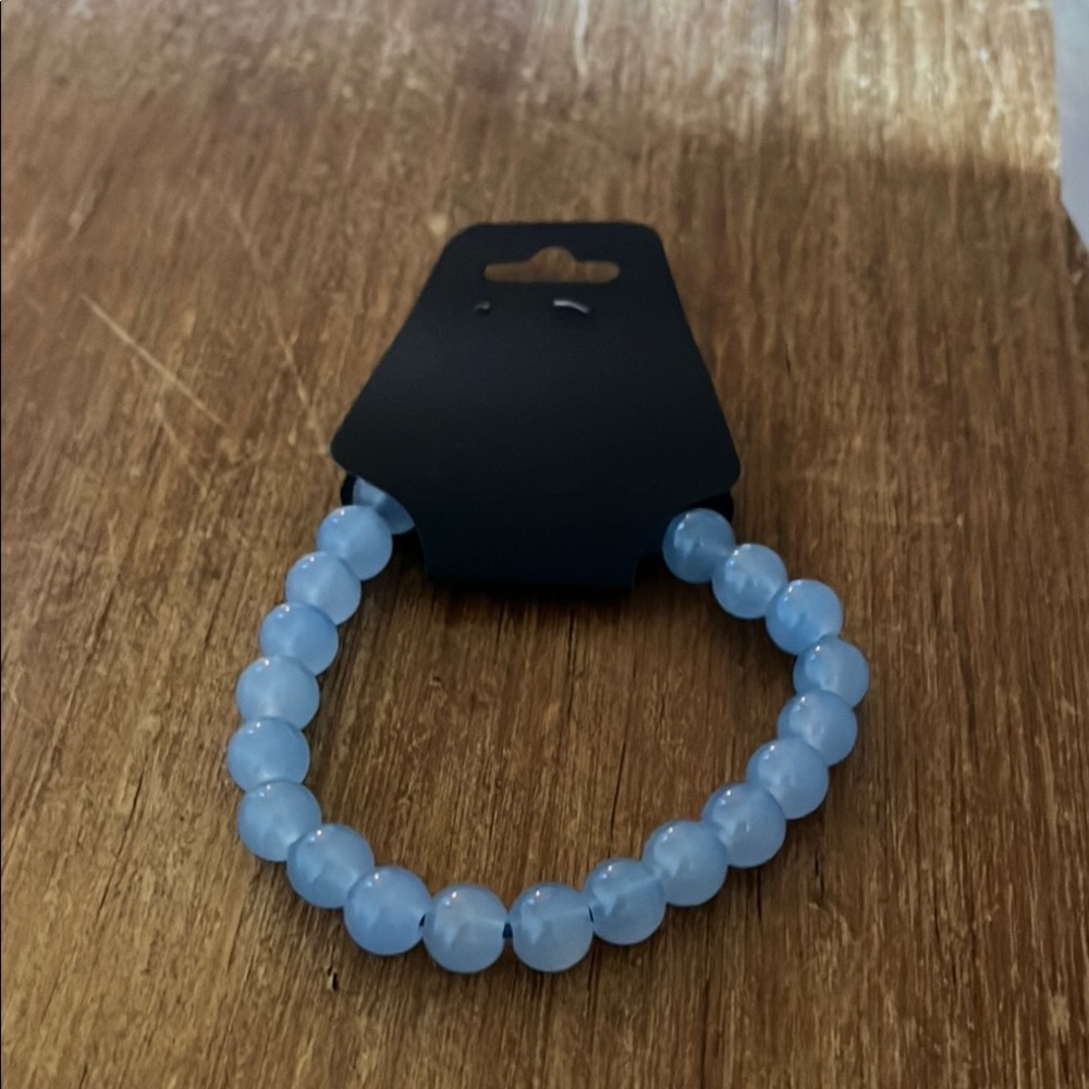 Blue Beaded Bracelet